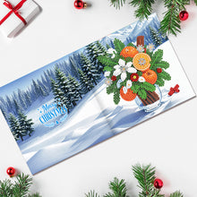 Load image into Gallery viewer, 12Pcs Christmas Santa Claus Special Shape Diamond Panting Greeting Card