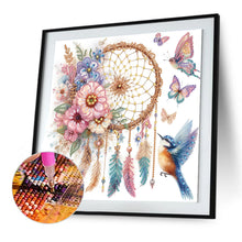 Load image into Gallery viewer, Diamond Painting - Partial Special Shaped - Dream Catcher and Butterfly (30*30CM)
