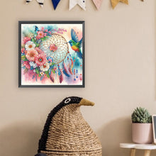 Load image into Gallery viewer, Diamond Painting - Partial Special Shaped - Dream Catcher and Birds (30*30CM)