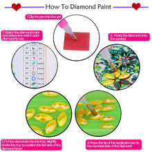 Load image into Gallery viewer, Diamond Painting - Partial Special Shaped - Peacock and Flowers (30*30CM)