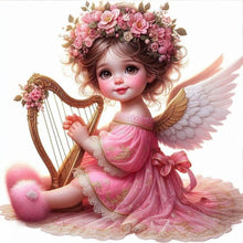 Load image into Gallery viewer, Diamond Painting - Full Round - Angel girl (30*30CM)