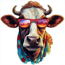 Load image into Gallery viewer, Diamond Painting - Full Round - Cow (30*30CM)