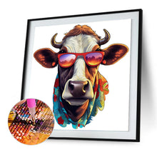 Load image into Gallery viewer, Diamond Painting - Full Round - Cow (30*30CM)