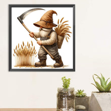 Load image into Gallery viewer, Diamond Painting - Full Round - Farmer gnome (30*30CM)