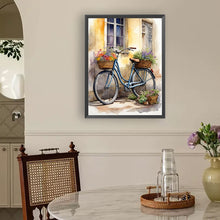 Load image into Gallery viewer, Diamond Painting - Full Round - Vintage bicycle bouquet (30*40CM)