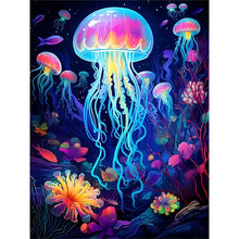 Load image into Gallery viewer, 4pcs Round Diamond Painting Set - Ocean animals (30*40CM)