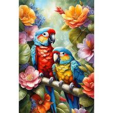 Load image into Gallery viewer, AB Diamond Painting - Full Round - Colorful parrot (40*60CM)