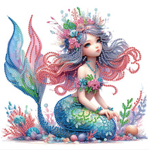 Load image into Gallery viewer, Diamond Painting - Partial Special Shaped - Mermaid (30*30CM)