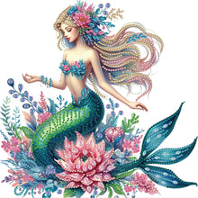 Load image into Gallery viewer, Diamond Painting - Partial Special Shaped - Mermaid (30*30CM)