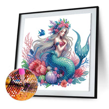 Load image into Gallery viewer, Diamond Painting - Partial Special Shaped - Mermaid (30*30CM)
