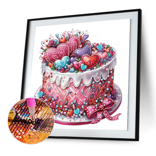 Diamond Painting - Partial Special Shaped - Cake (30*30CM)