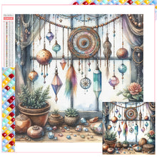 Load image into Gallery viewer, Diamond Painting - Full Square - Bohemian windowsill (30*30CM)