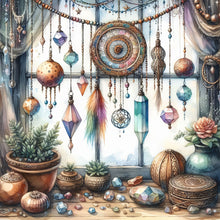 Load image into Gallery viewer, Diamond Painting - Full Square - Bohemian windowsill (30*30CM)