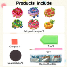 Load image into Gallery viewer, 6Pcs Acrylic Special Shape Cake Ice Cream Fridge Stickers for Fridge Whiteboards