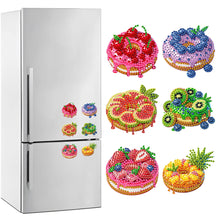 Load image into Gallery viewer, 6Pcs Acrylic Special Shape Cake Ice Cream Fridge Stickers for Fridge Whiteboards