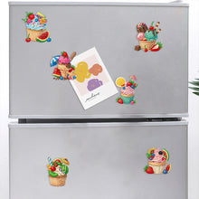 Load image into Gallery viewer, 6Pcs Acrylic Special Shape Cake Ice Cream Fridge Stickers for Fridge Whiteboards