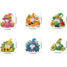 Load image into Gallery viewer, 6Pcs Acrylic Special Shape Cake Ice Cream Fridge Stickers for Fridge Whiteboards