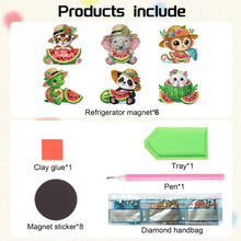Load image into Gallery viewer, 6Pcs Acrylic Special Shape Cake Ice Cream Fridge Stickers for Fridge Whiteboards