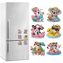 Load image into Gallery viewer, 6Pcs Acrylic Special Shape Cake Ice Cream Fridge Stickers for Fridge Whiteboards