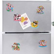 Load image into Gallery viewer, 6Pcs Acrylic Special Shape Cake Ice Cream Fridge Stickers for Fridge Whiteboards