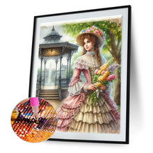 Load image into Gallery viewer, Diamond Painting - Full Round - Victorian lady (40*50CM)