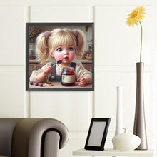 Load image into Gallery viewer, Diamond Painting - Full Round - Ponytail girl (40*40CM)