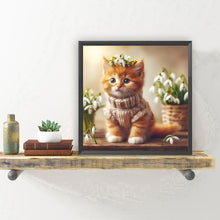Load image into Gallery viewer, Diamond Painting - Full Round - Kitten (30*30CM)