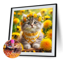 Load image into Gallery viewer, Diamond Painting - Full Round - Kitten (30*30CM)