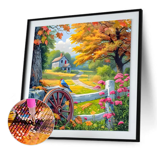 Diamond Painting - Full Round - Village house (30*30CM)