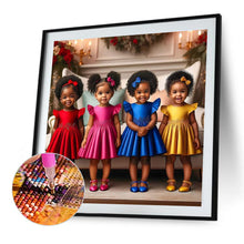 Load image into Gallery viewer, Diamond Painting - Full Round - Black Hip Hop Girl (40*40CM)