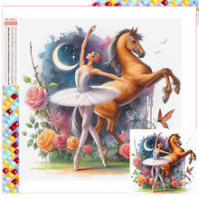 Load image into Gallery viewer, Diamond Painting - Full Square - Ballet girl (30*30CM)