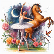 Load image into Gallery viewer, Diamond Painting - Full Square - Ballet girl (30*30CM)
