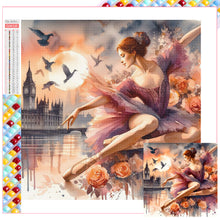 Load image into Gallery viewer, Diamond Painting - Full Square - Ballet girl (30*30CM)
