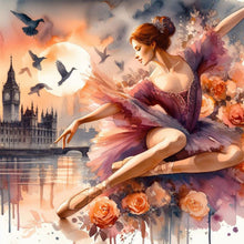 Load image into Gallery viewer, Diamond Painting - Full Square - Ballet girl (30*30CM)
