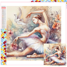 Load image into Gallery viewer, Diamond Painting - Full Square - Ballet girl (30*30CM)