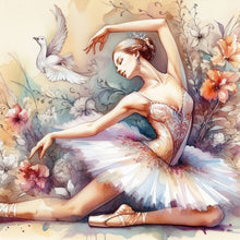 Load image into Gallery viewer, Diamond Painting - Full Square - Ballet girl (30*30CM)