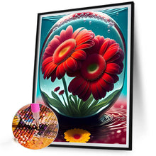 Load image into Gallery viewer, Diamond Painting - Full Round - Water Drop Flowers (40*55CM)
