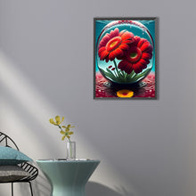 Load image into Gallery viewer, Diamond Painting - Full Round - Water Drop Flowers (40*55CM)