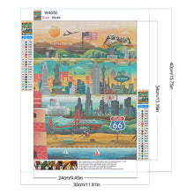 Load image into Gallery viewer, Diamond Painting - Full Round - American City (30*40CM)