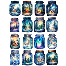 Load image into Gallery viewer, Diamond Painting - Full Round - Candy Jar Christmas Snow Scene (30*40CM)