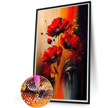 Load image into Gallery viewer, Diamond Painting - Full Round - Poppy Flowers (40*60CM)