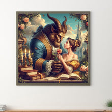 Load image into Gallery viewer, Diamond Painting - Full Round - Princess and Beast (40*40CM)