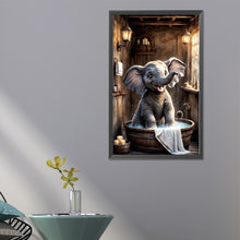 Load image into Gallery viewer, Diamond Painting - Full Round - Bathing Elephant (40*65CM)