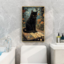 Load image into Gallery viewer, Diamond Painting - Full Round - Black Cat (40*60CM)
