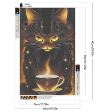 Load image into Gallery viewer, Diamond Painting - Full Round - Glowing Cat (40*60CM)