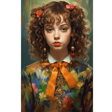 Load image into Gallery viewer, Diamond Painting - Full Round - Fantasy Fashion Poster Girl (40*60CM)