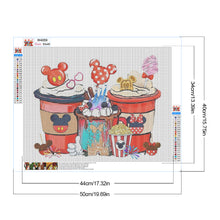 Load image into Gallery viewer, Diamond Painting - Full Round - Mickey and Minnie Disney Milk Tea (50*40CM)