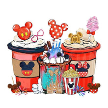 Load image into Gallery viewer, Diamond Painting - Full Round - Mickey and Minnie Disney Milk Tea (50*40CM)