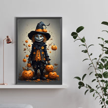 Load image into Gallery viewer, Diamond Painting - Full Round - Halloween Pumpkin Skeleton Man (40*60CM)