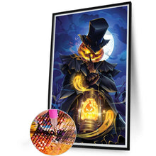 Load image into Gallery viewer, Diamond Painting - Full Round - Halloween Pumpkin Man (40*60CM)